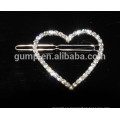 Broche de encargo del rhinestone del corazón